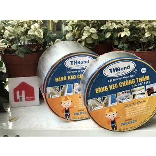 Băng Keo chống thấm, chịu nhiệt TH bản 5cm vá nứt trần nhà, tường, mái tôn, bể nước, ống nước