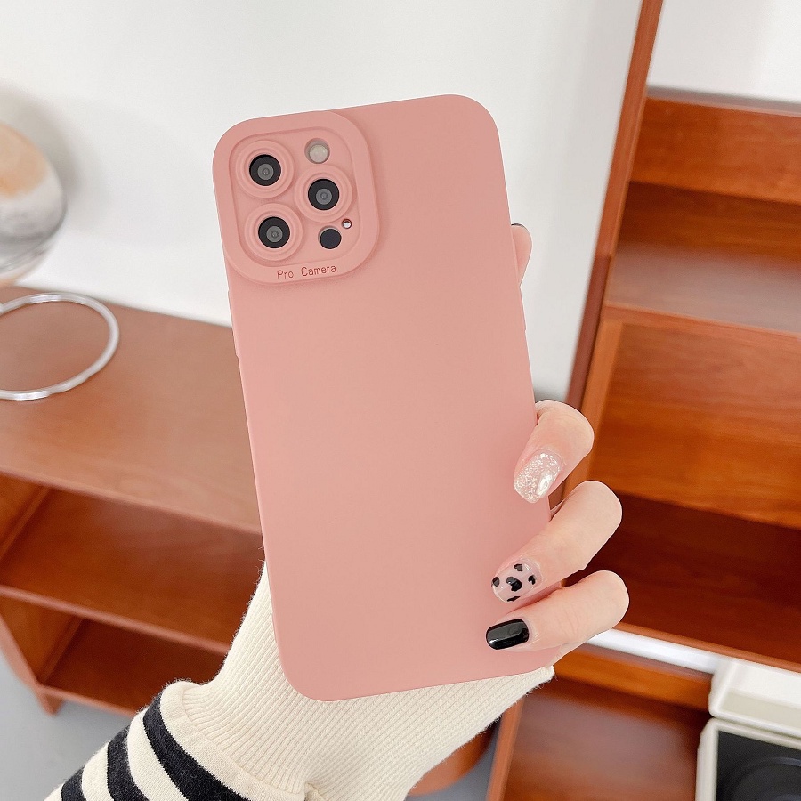 Ốp lưng iphone viền vuông silicons chống bẫn phong cách iPhone 13 cho 7plus,8plus,7/8,x,xs,xsmax,11,11promax,12promax,13