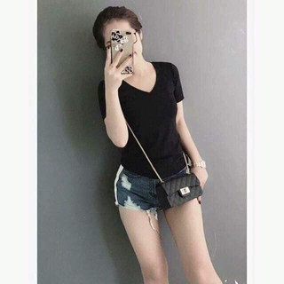 Áo thun cổ tròn basic H&M auth 100%