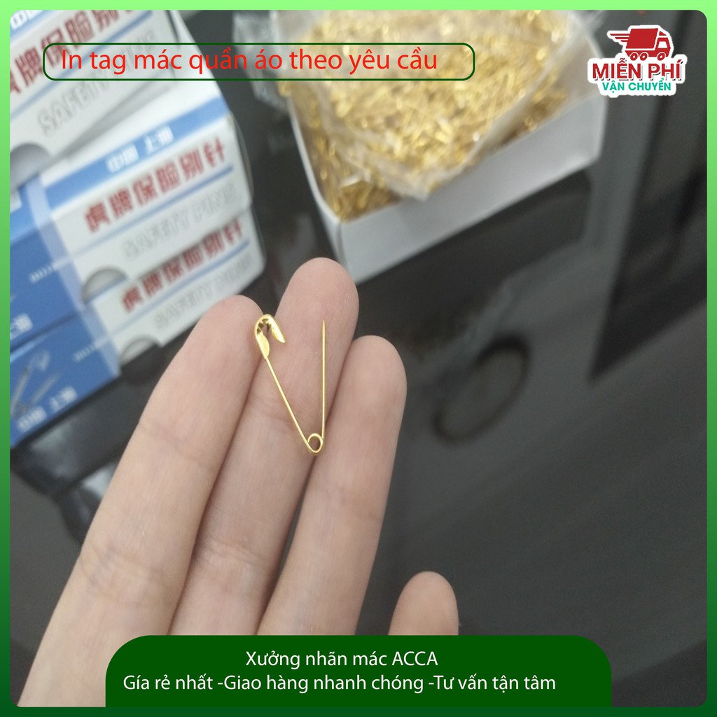 KIM BĂNG NHỎ 1 HỘP KIM BĂNG 1000 CÁI KÍCH THƯỚC 0.5 cm*2 cm GHIM TÂY