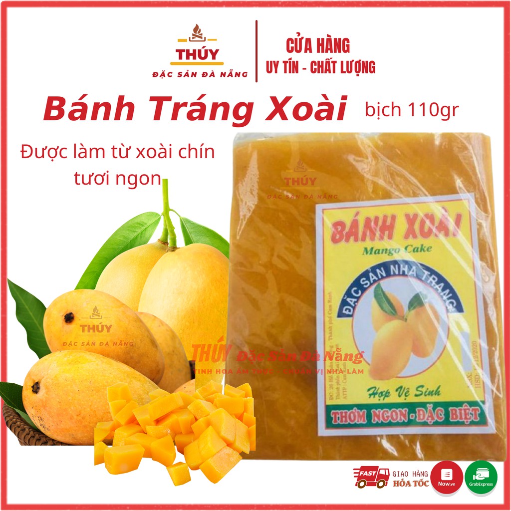 BÁNH XOÀI - BÁNH TRÁNG XOÀI ĐẶC SẢN NHA TRANG - BỊCH 110GR