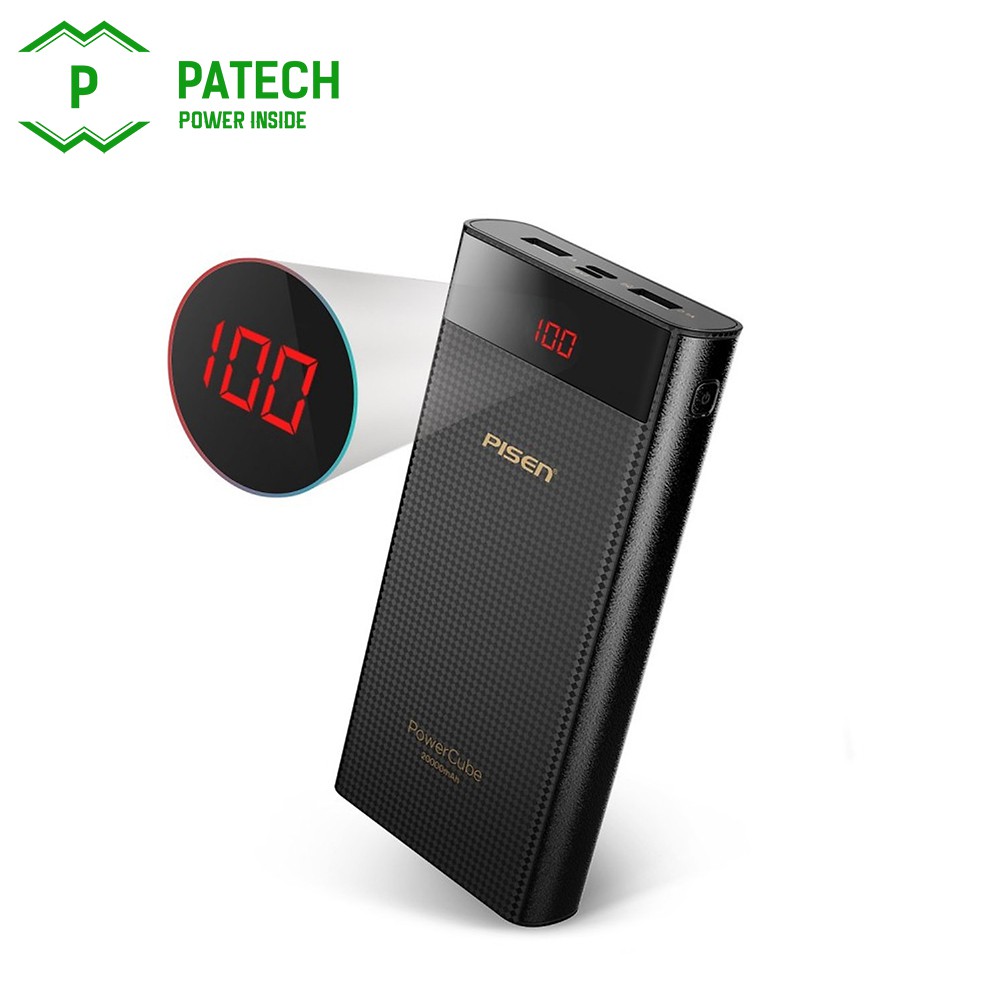 Sạc dự phòng PISEN Power Cube 20000mAh - hàng chính hãng