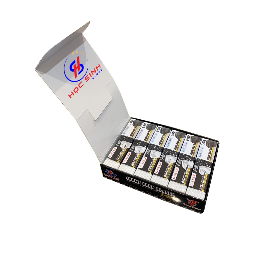 [ Giá sỉ ] Hộp 24 Cái Gôm Tẩy Chỉ Cao Cấp Gstar E002
