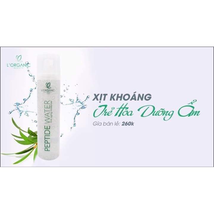 Xịt khoáng Peptide L'Organic Beauty | BigBuy360 - bigbuy360.vn