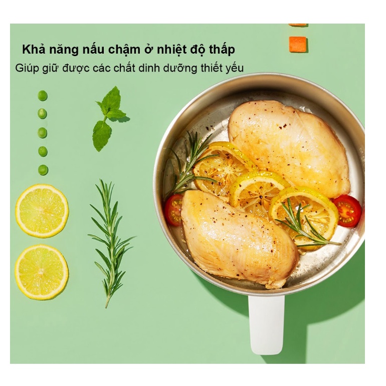 Bộ nồi điện thông minh nồi hấp Xiaomi Mijia smart small white pot MDZG01 1.5L