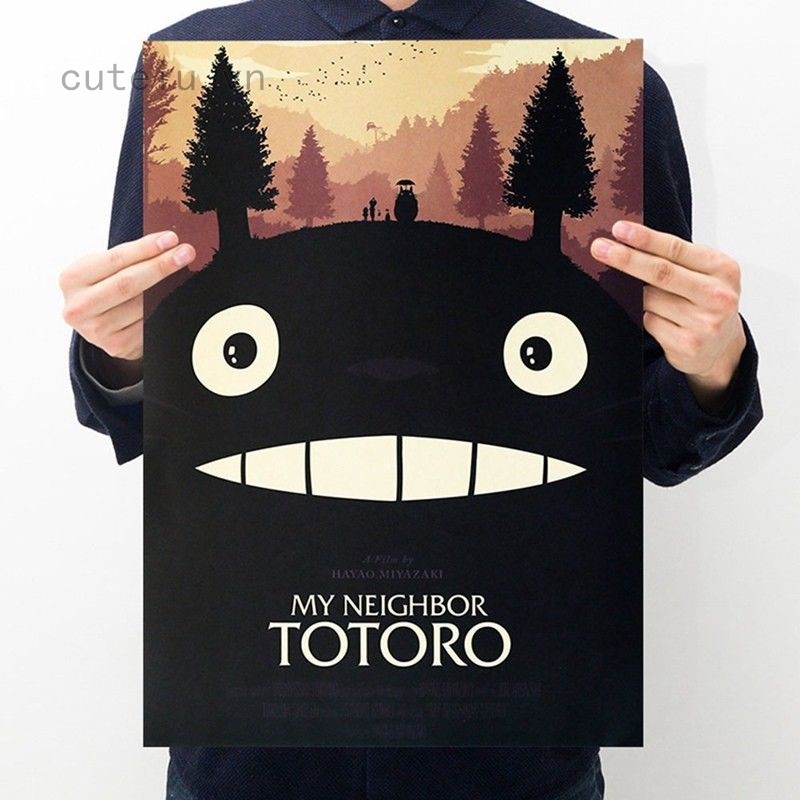 Poster phim hoạt hình Hàng xóm tôi là Totoro