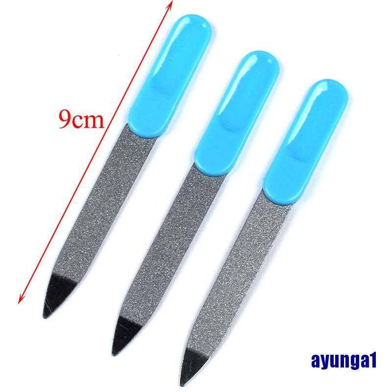 [Hàng mới về] Set 2 dũa móng tay bằng thép không gỉ