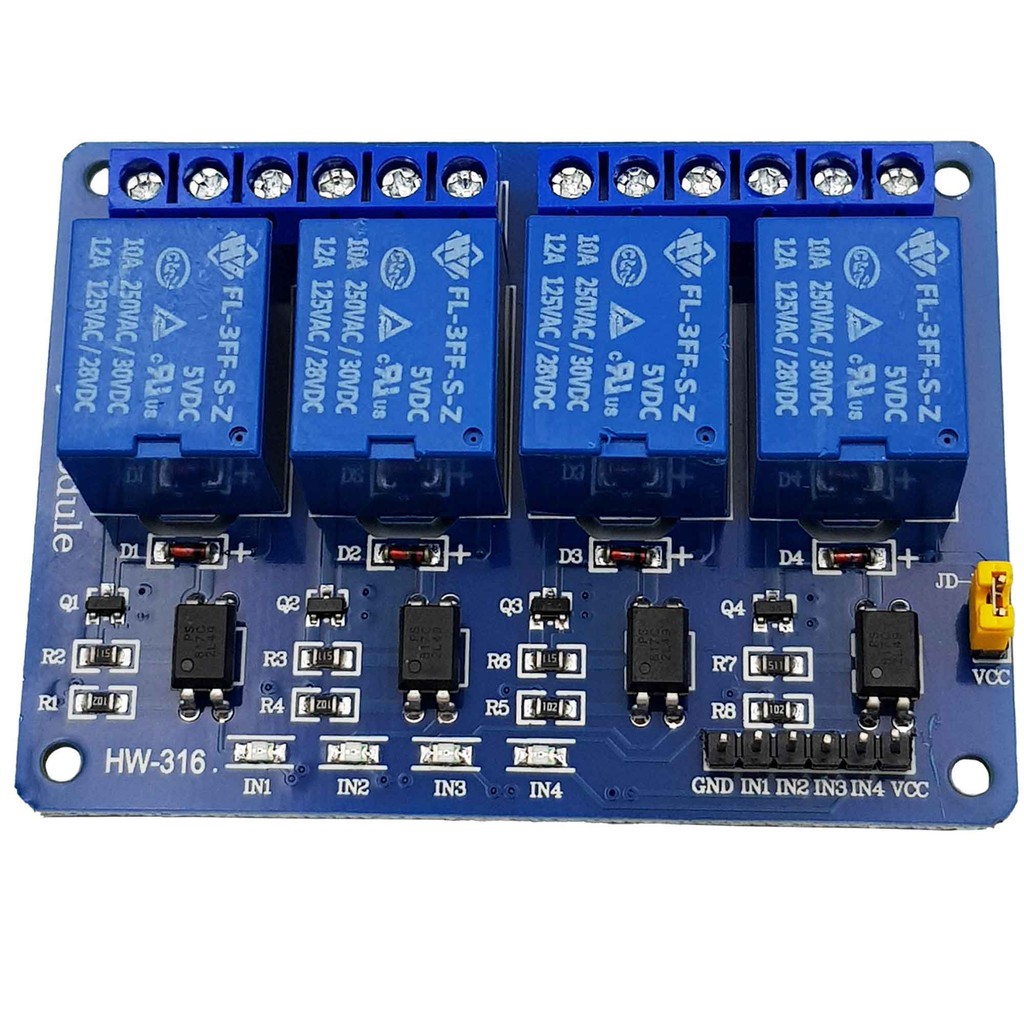 Module 4 Relay Với Opto Cách Ly (5VDC)