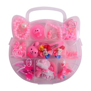 HỘP PHỤ KIỆN TÓC KITTY CHO BÉ