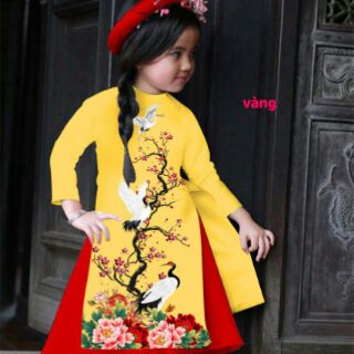 Áo dài bé gái