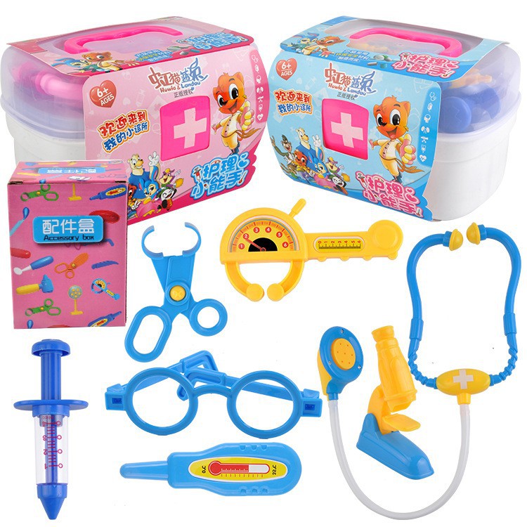 [Mã LIFETOYS1 giảm 30K đơn 99K] Bộ đồ chơi bác sĩ có hộp đựng giúp bé phát triển trí thông minh