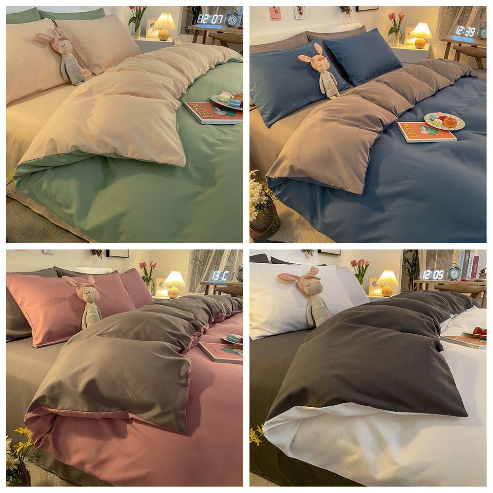 CONOPERY Vỏ Gối Chăn Và Ga Giường Nhồi Bông Đơn Giản Cao Cấp