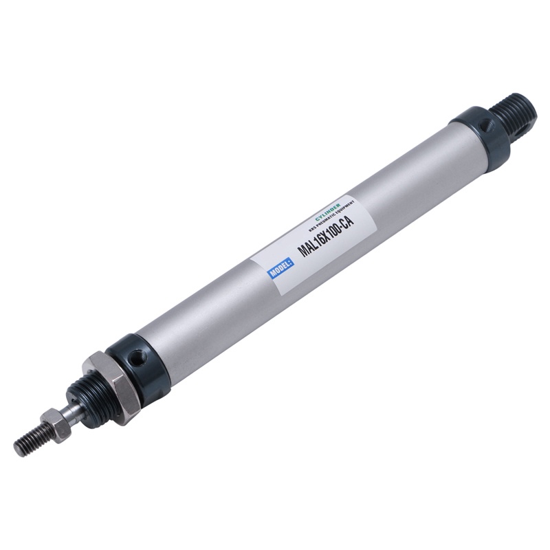 Ống Xi Lanh Khí Nén Mini 16Mmx50 / 100 / 150 / 200mm Chuyên Dụng