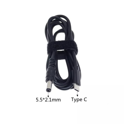 Dây cáp sạc PD 100W USB Type C sang DC DC DC 5.5x2.1mm / 5.5*2.1mm chuyên dụng cho laptop Asus