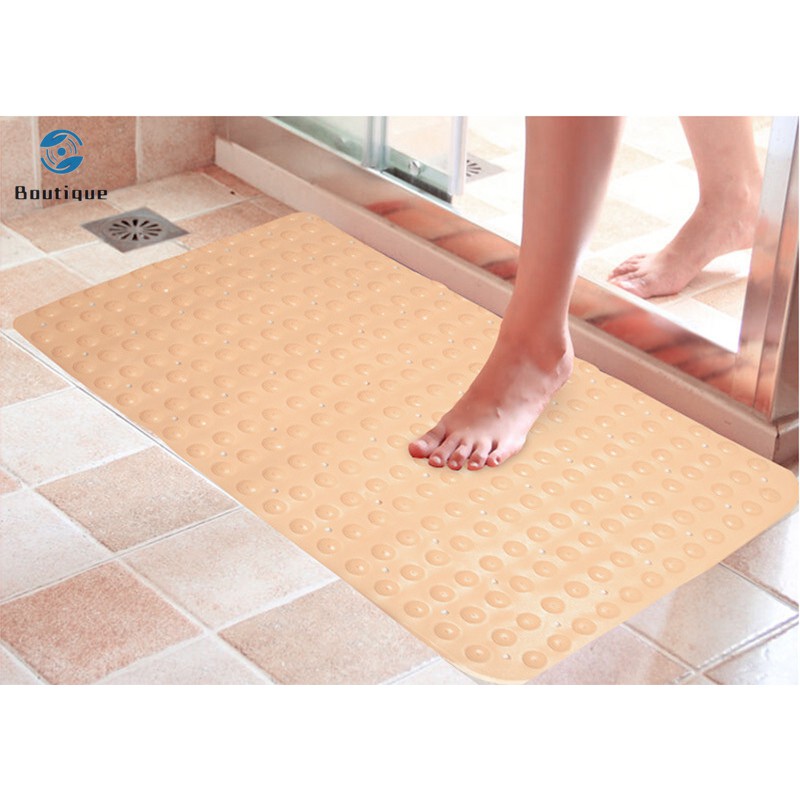 ✿♥▷ Large Strong Suction PVC Bathroom Shower Mat Anti Non Slip Bath Foot Massage Pad 74x38cm