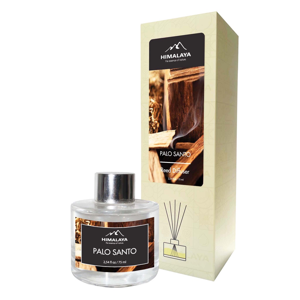 Tinh dầu Himalaya chính hãng - Bộ tán hương 75ml/150ml mùi hương Palo Santo