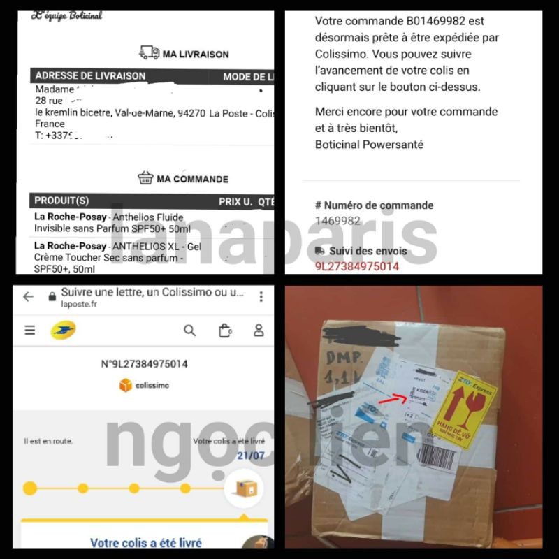 Sẵn Kem chống nắng La Roche-Posay Anthelios XL Gel SPF 50+ 50ml vạch xanh không hương liệu