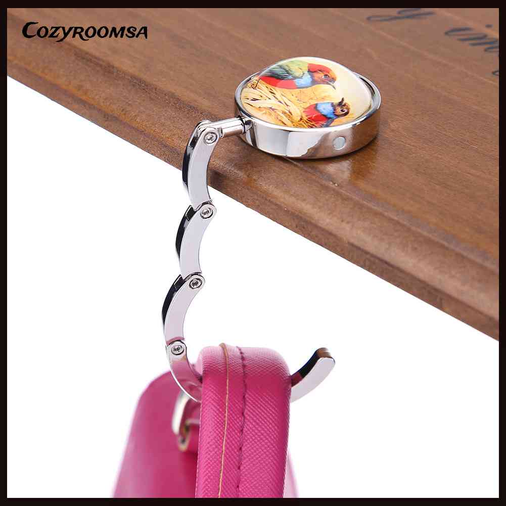 Móc Treo Túi Xách Bằng Kim Loại Có Thể Gấp Gọn Tiện Dụng Giá Đỡ