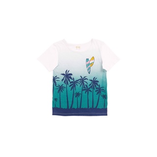 Áo thun ngắn tay Coconut tree (Navy Coconut Tree T-shirt) M.D.K - chất liệu cotton mềm mại, thoáng mát