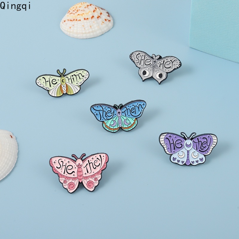 Huy hiệu cài áo Miss Zoe hình bươm bướm hoạt hình nhiều màu sắc dễ thương cho bé