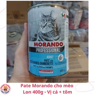 Pate Morando cho mèo lon 400g