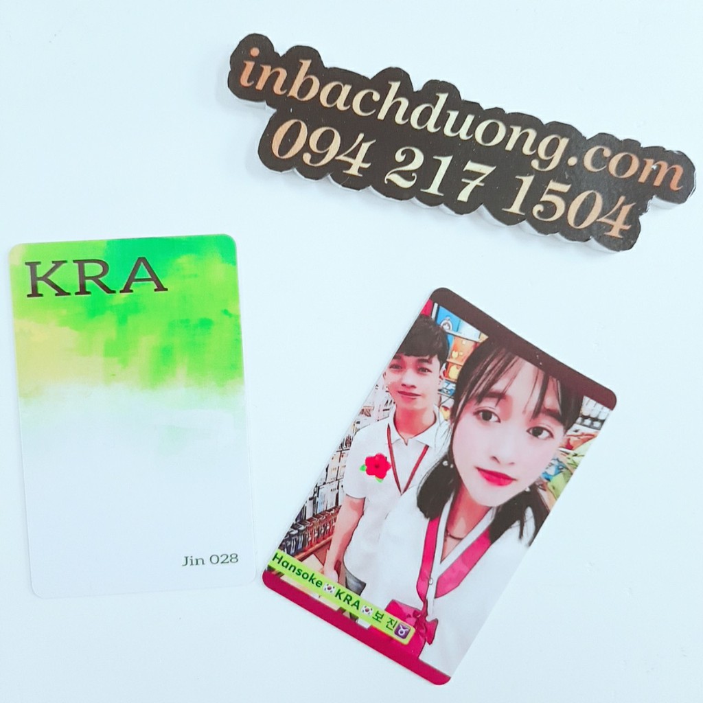 Thẻ nhựa - thẻ vip nhựa -  bảng tên nhân viên -  thẻ nhựa kpop -  thẻ spa - in bạch dương