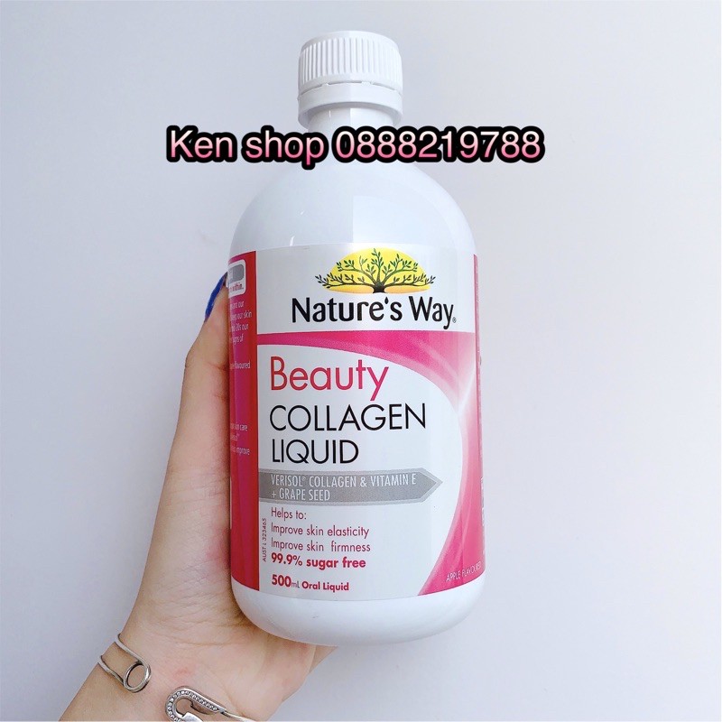[Australia] COLLAGEN dạng nước Nature's Way Beauty Collagen Liquid 500ml