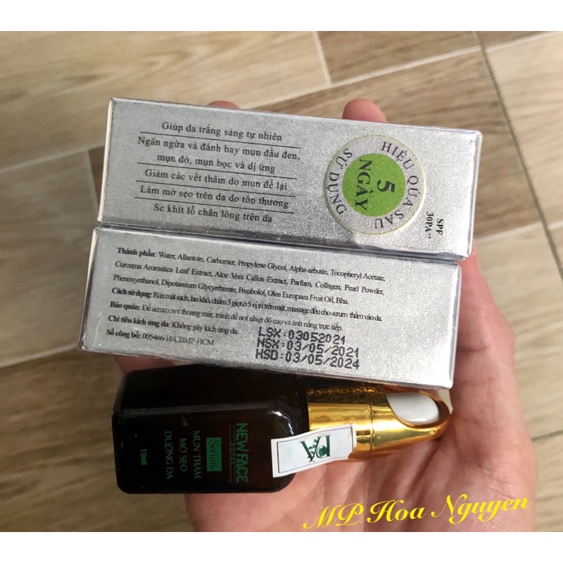 SERUM NEW FACE MỤN THÂM MỜ SẸO DƯỠNG DA