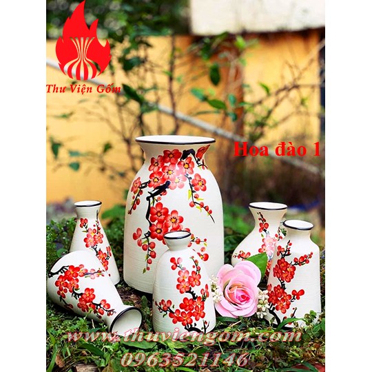 [ ĐỒNG GIÁ 59K ] bình hoa nhỏ decor ( chuẩn Bát Tràng )