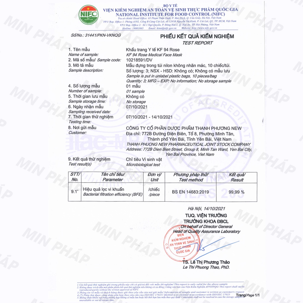 Khẩu Trang KF94 Rose Tiêu Chuẩn Hàn Quốc Chống Bụi Mịn, Kháng Khuẩn Cao Cấp