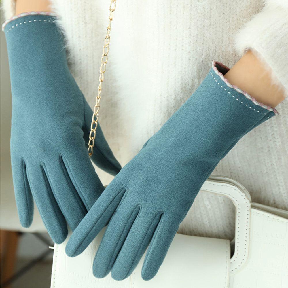 Găng Tay Giữ Ấm Mềm Mại Có Thể Chạm Màn Hình Cảm Ứng Dành Cho Nữ