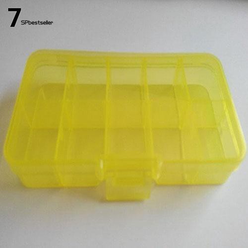 Hộp nhựa 10 ô dùng đựng trang sức