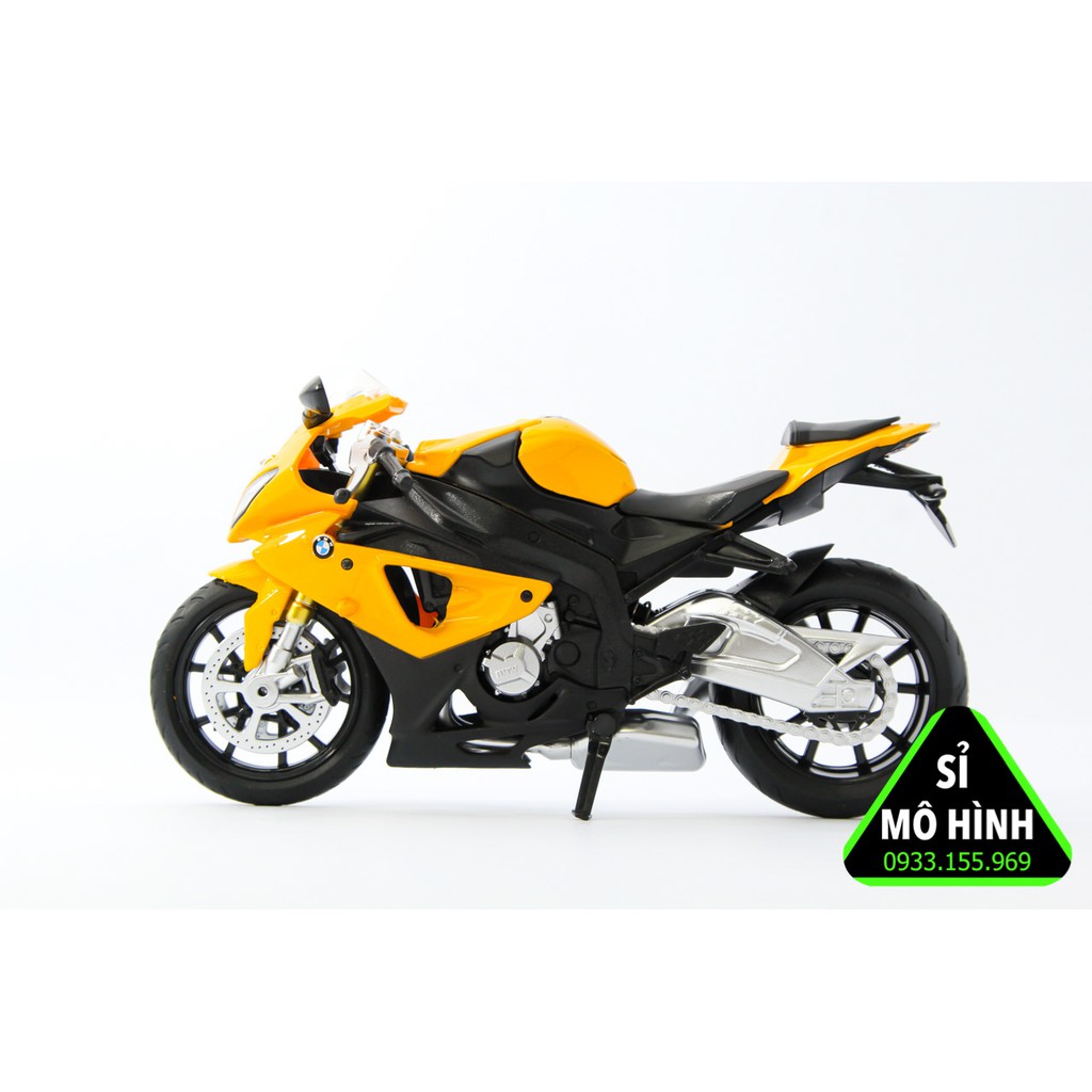 [ Sỉ Mô Hình ] Mô hình xe mô tô BMW S1000RR 1:12 Vàng