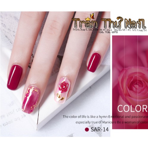 Sơn gel AS red - mã SAR