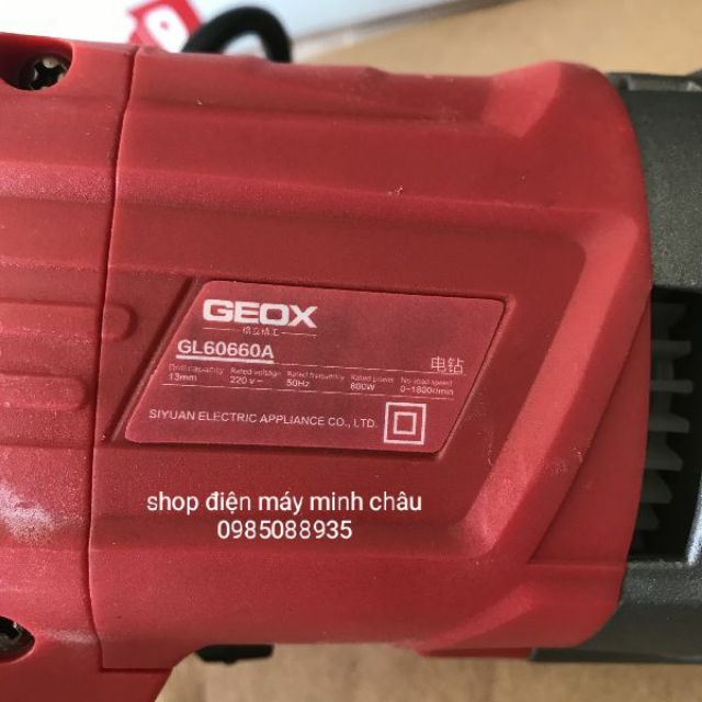 Máy khoan GEOX 13mm GL60660a chính hãng