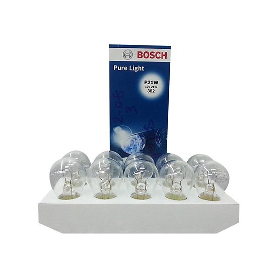 Bộ 2 Bóng Đèn Bosch Pure Light P21W 12V 21W 382