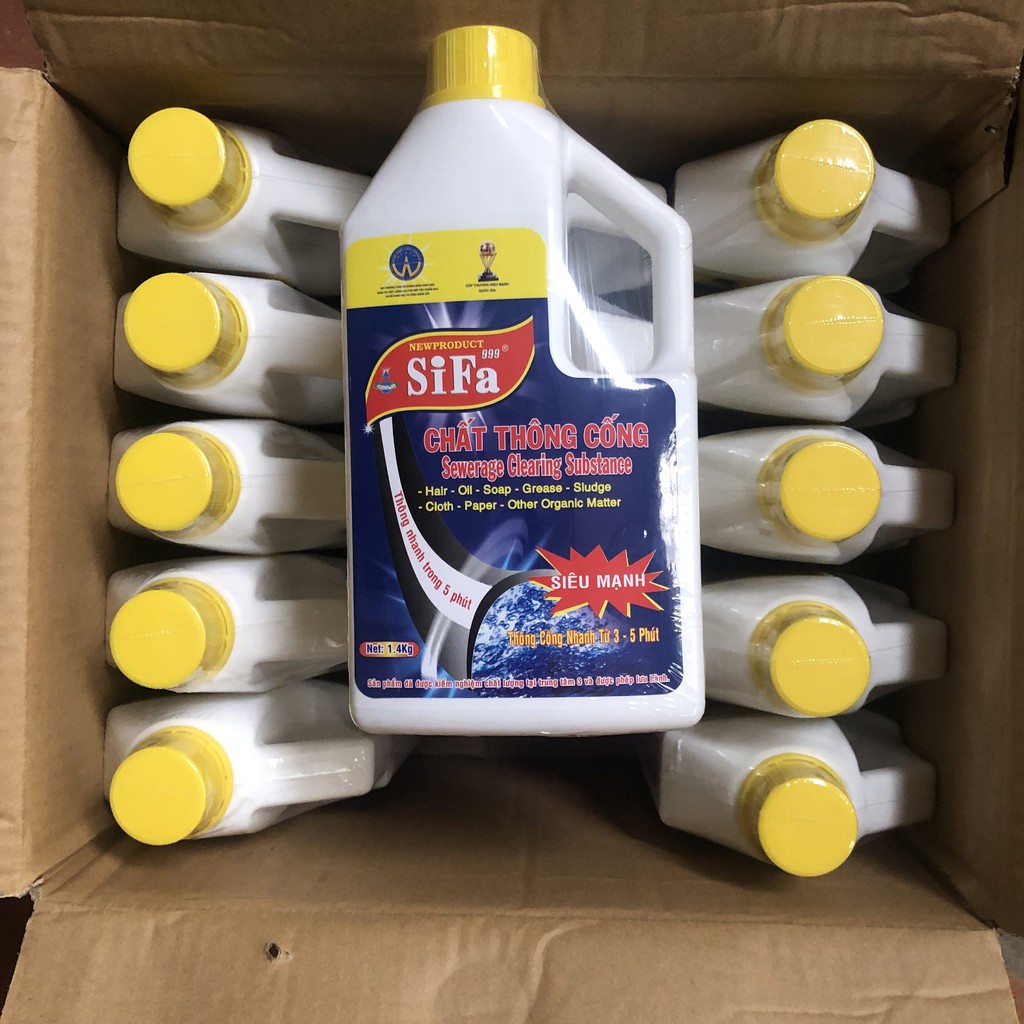 Chất thông cống SIFA Cực Mạnh và Tiện Dụng – Thông nhanh, chống tắc nghẽn