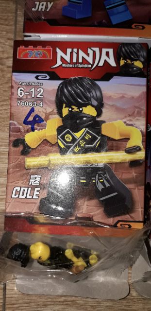 Set 6 hộp lắp ráp Ninja 76063 trọn bộ