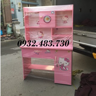 [Mã LIFEBKA5 giảm 10% tối đa 1 Triệu đơn 500k] Bàn học Sinh Nhựa Đài Loan rộng 1m x cao 1m45 x sâu 45 màu hồng