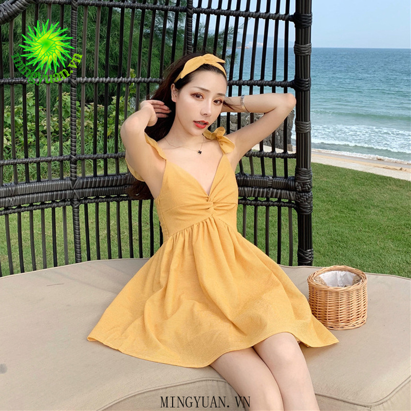 Đầm Đi Biển Kiểu Dáng Nhẹ Nhàng Thanh Lịch Cho Nữ