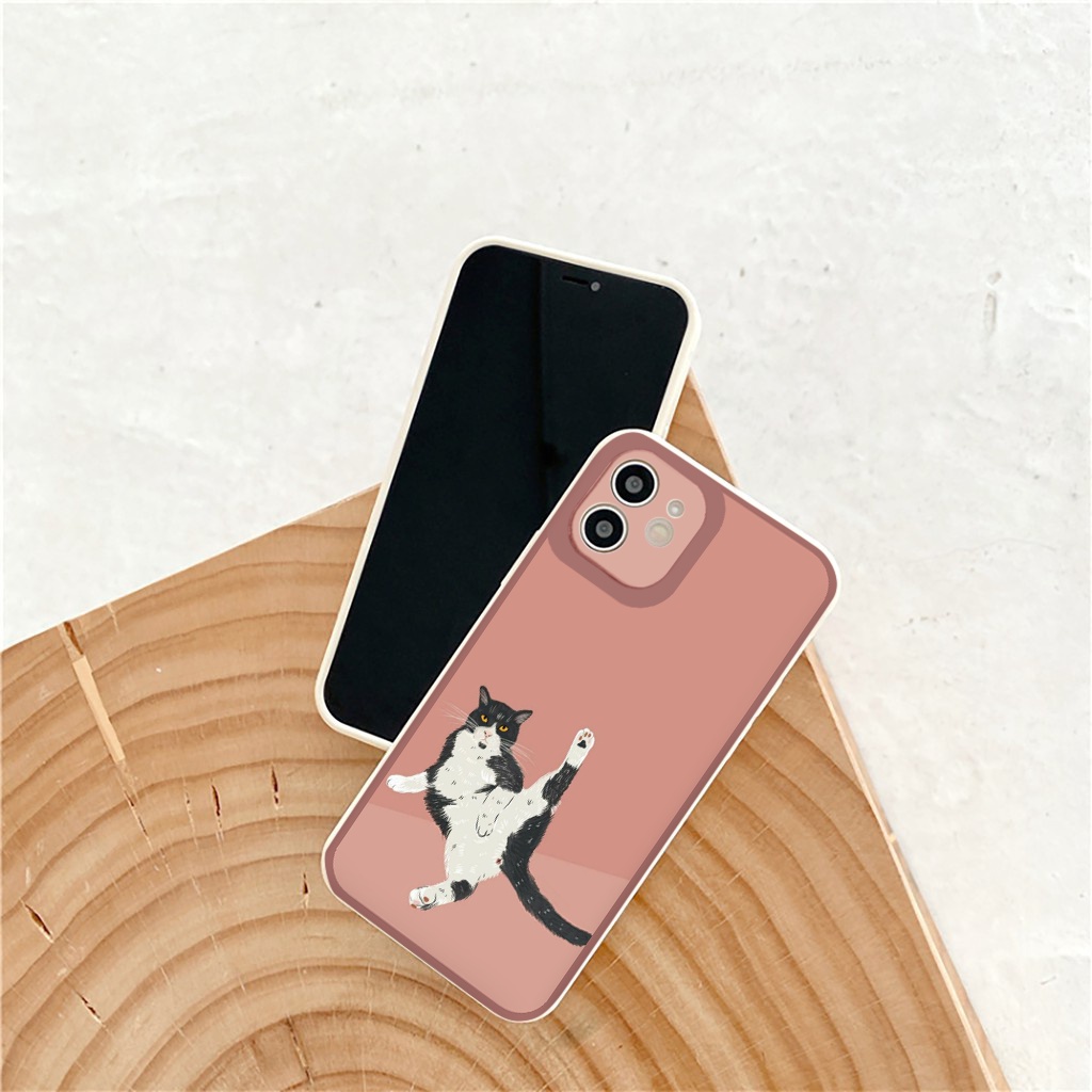 ỐP LƯNG IPHONE mèo đen giơ chân iphone 12 pro/13pro/13promax/7/7+/8/8+/X/XS/XSM/11/11PMROMAX tr1015