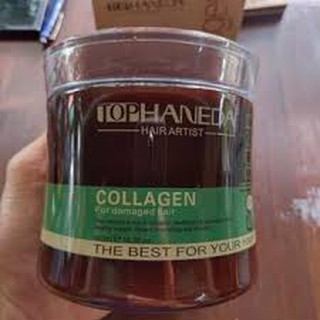 Hấp dầu phục hồi tóc haneda collagen siêu bóng tóc 500ml
