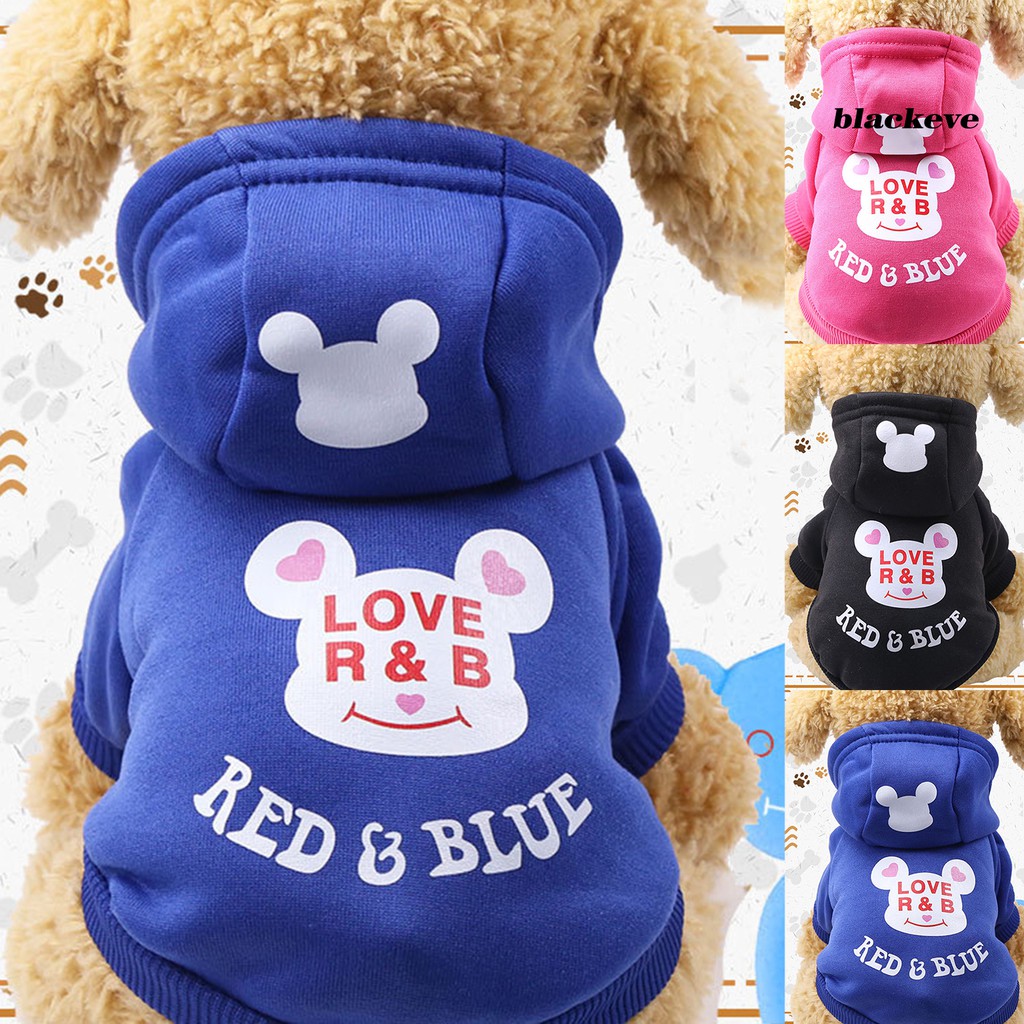 Áo hoodie dày có nút bấm giữ ấm xinh xắn đáng yêu dành cho thú cưng