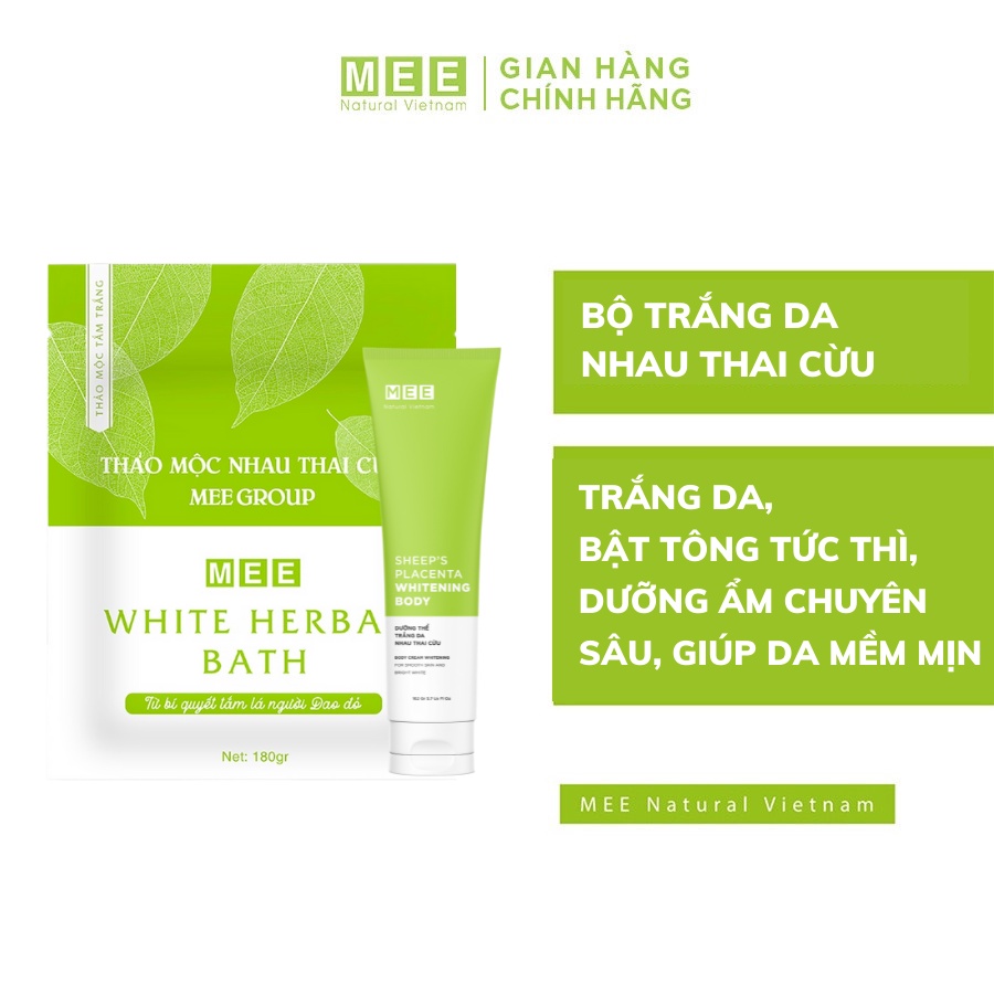 Combo Dưỡng Trắng Toàn Thân MEE NATURAL Nhận Ngay Quà Tặng