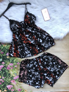 Set bộ voan mặc nhà mát mẻ