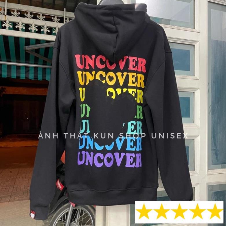 Áo hoodie unisex uncover basic Áo khoác nỉ uncover basic ver2 full tag