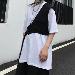 Áo gile đen basic ulzzang - ẢNH THẬT