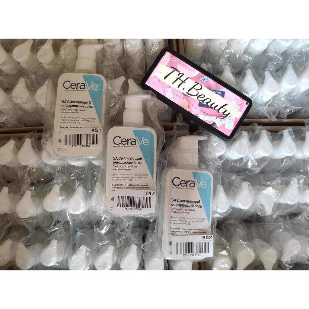 Sữa rửa mặt Cerave SA Smoothing Cleanser bản Pháp 236ml | BigBuy360 - bigbuy360.vn