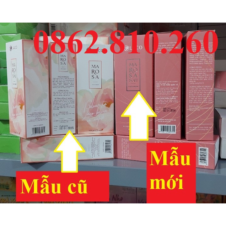 SỮA RỬA MẶT Marosa face wash LACO 100ml chính hãng