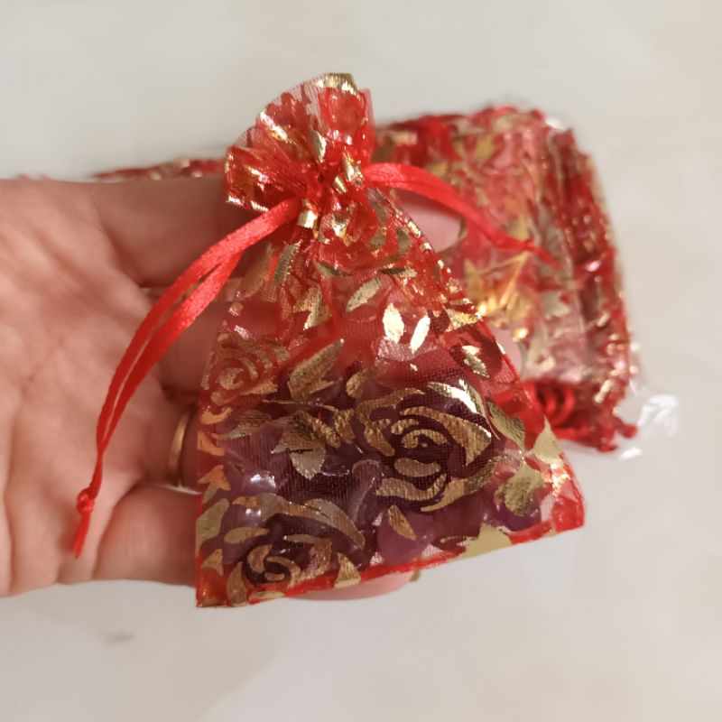 Bán sỉ bịch túi voan cao cấp size 6x8cm đựng nữ trang tiện dụng